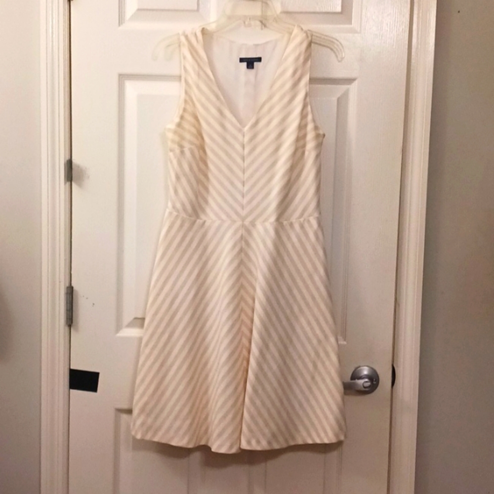 Tommy Hilfiger NWOT Women's Sleeveless Striped Sheath Dress Size: 8